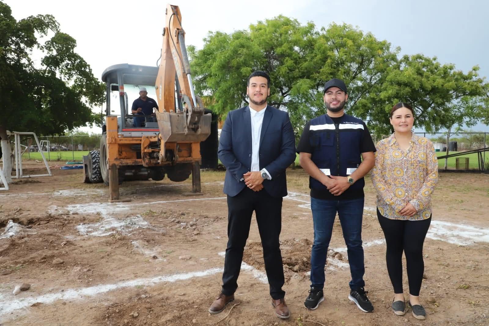 $!Inicia rehabilitación de Multideportivo Juan Lauro Martínez Barreda, en Elota