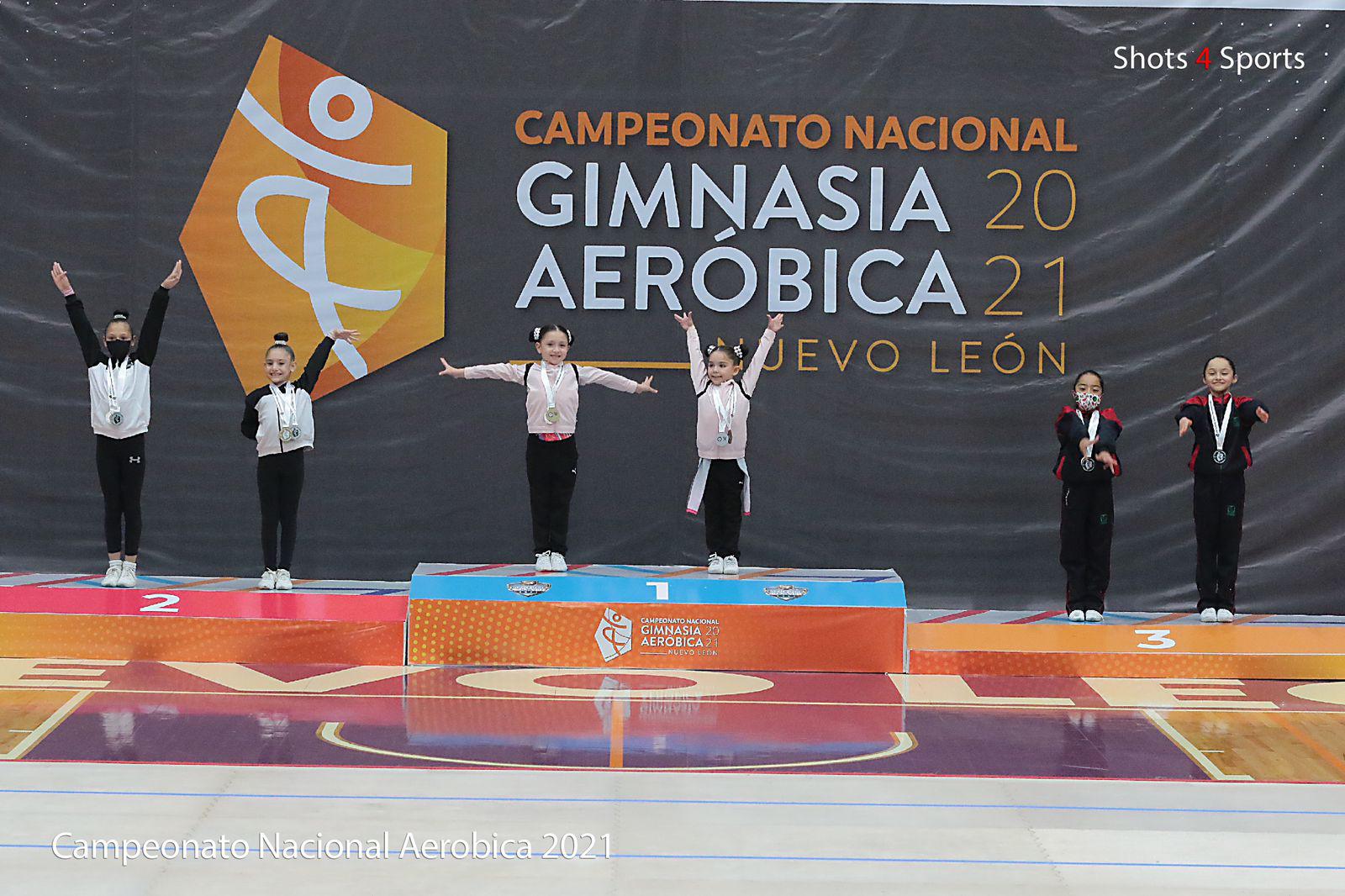 $!Brilla Alessa en Nacional de gimnasia aeróbica en Monterrey; la única sinaloense con tres oros