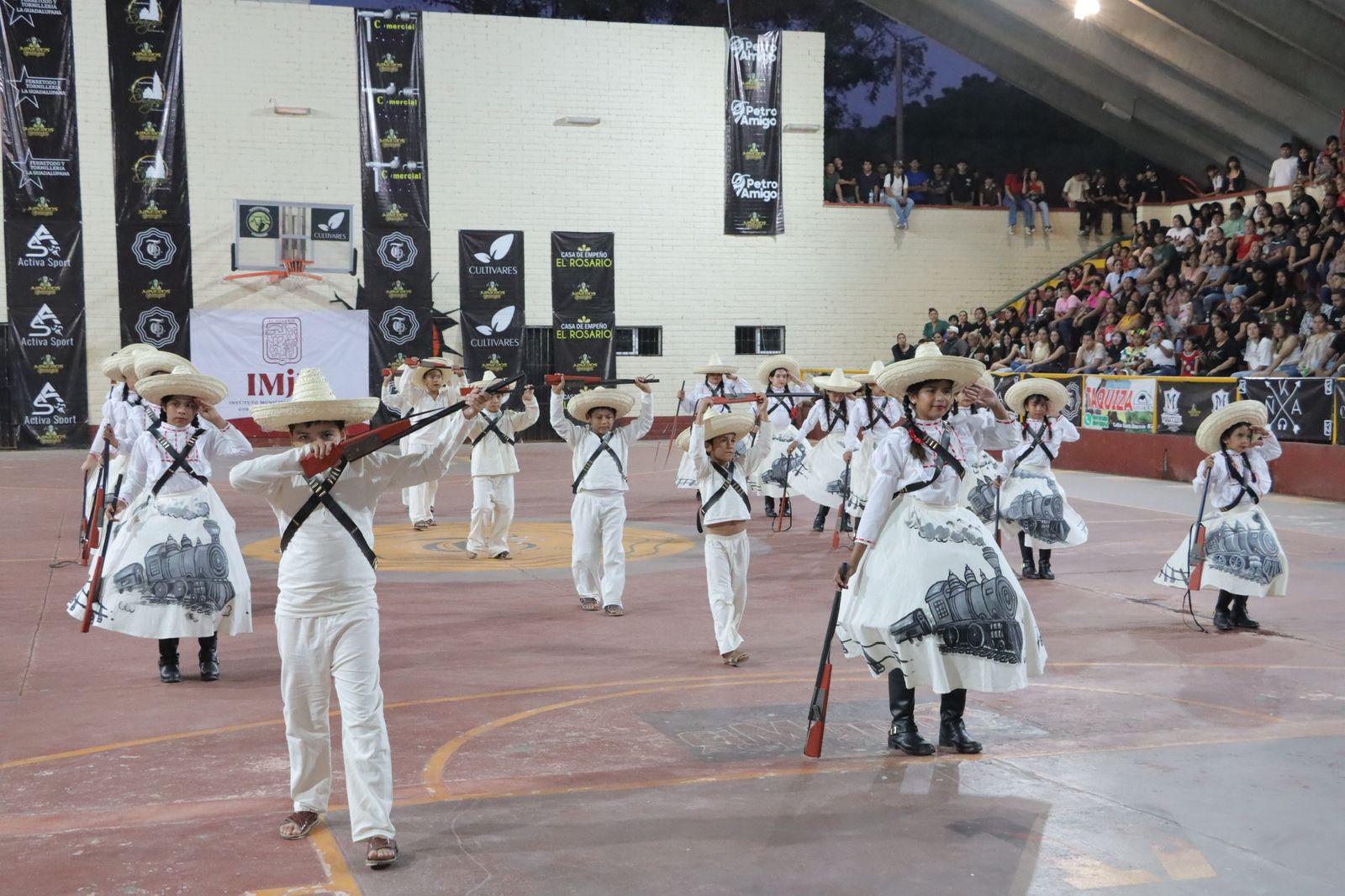 $!Conalep y Secundaria Maestro Julio Hernández triunfan en encuentro de porristas en Rosario