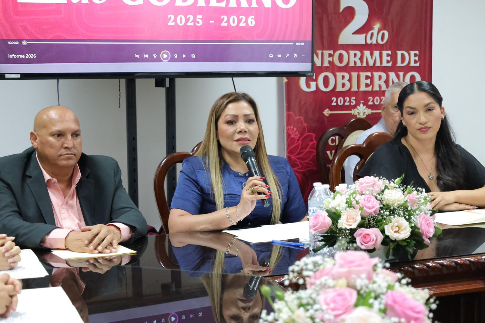 $!Presenta Alcaldesa de Rosario Segundo Informe de Gobierno