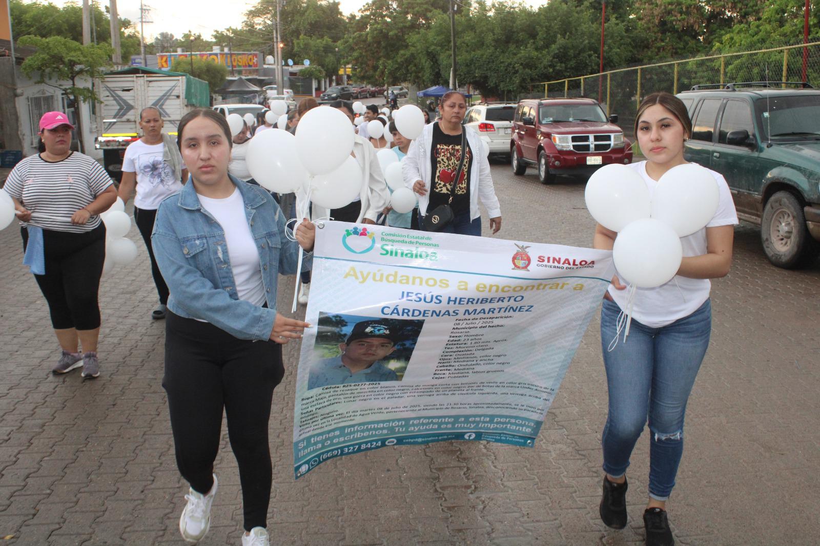 $!Rastreadoras piden que desaparición de Heriberto en Rosario no sea una estadística más y se realice una búsqueda masiva