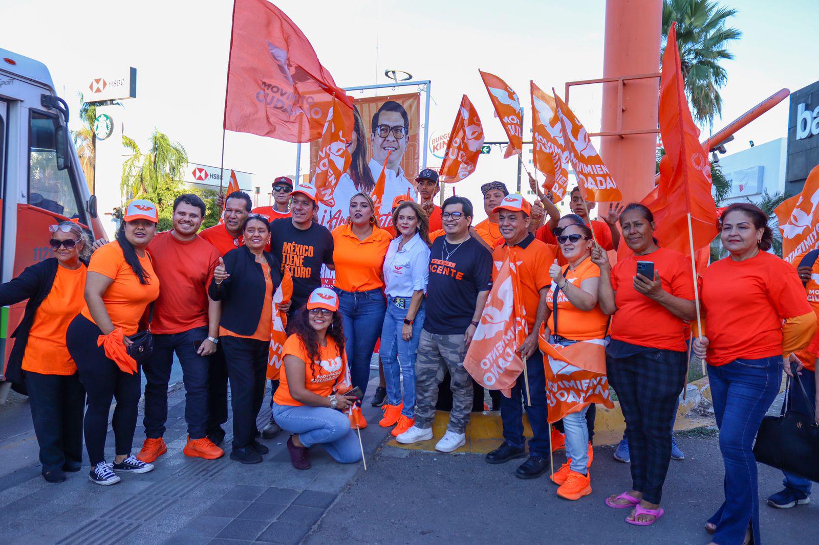 $!Aspirantes al Senado por MC se encuentran con militantes en Mazatlán