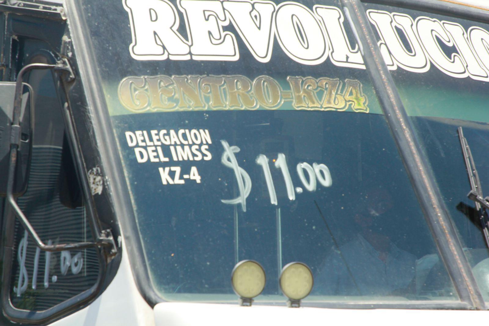 $!Se quejan en Culiacán por aumento a tarifa de transporte urbano