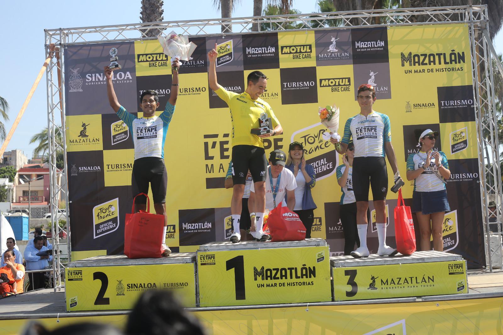$!‘Soy ciclista de pandemia’: Diego Méndez celebra su triunfo en L’Etape Mazatlán 2025