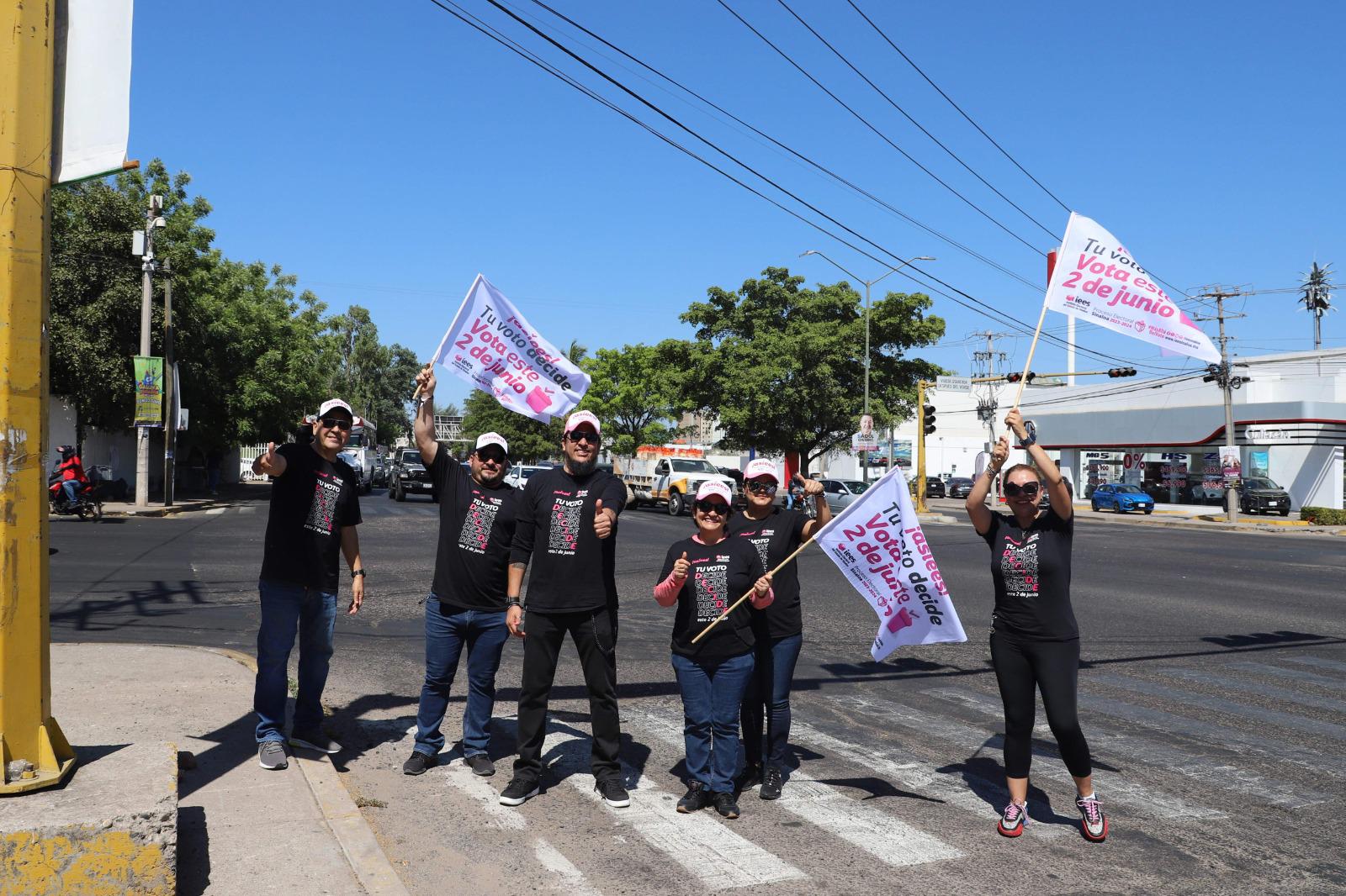 $!Llama el Instituto Electoral del Estado de Sinaloa a salir a votar este 2 de junio