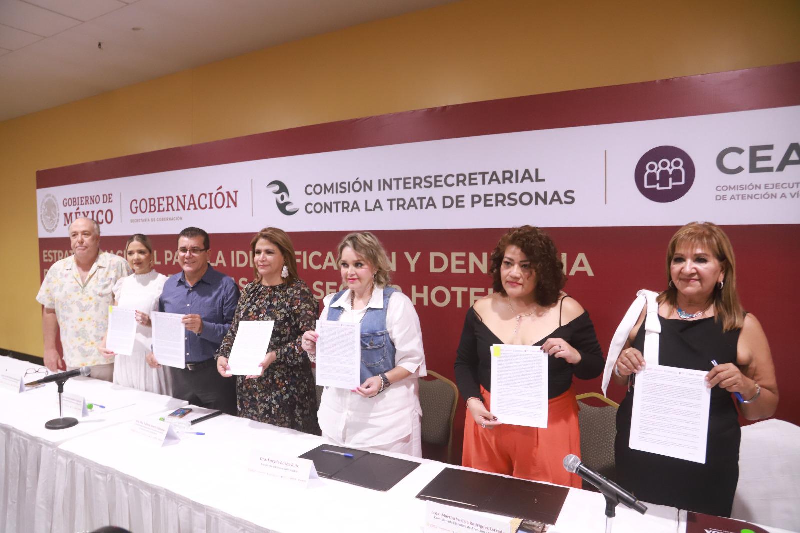 $!Presentan en Mazatlán estrategia contra la trata de personas en el sector hotelero
