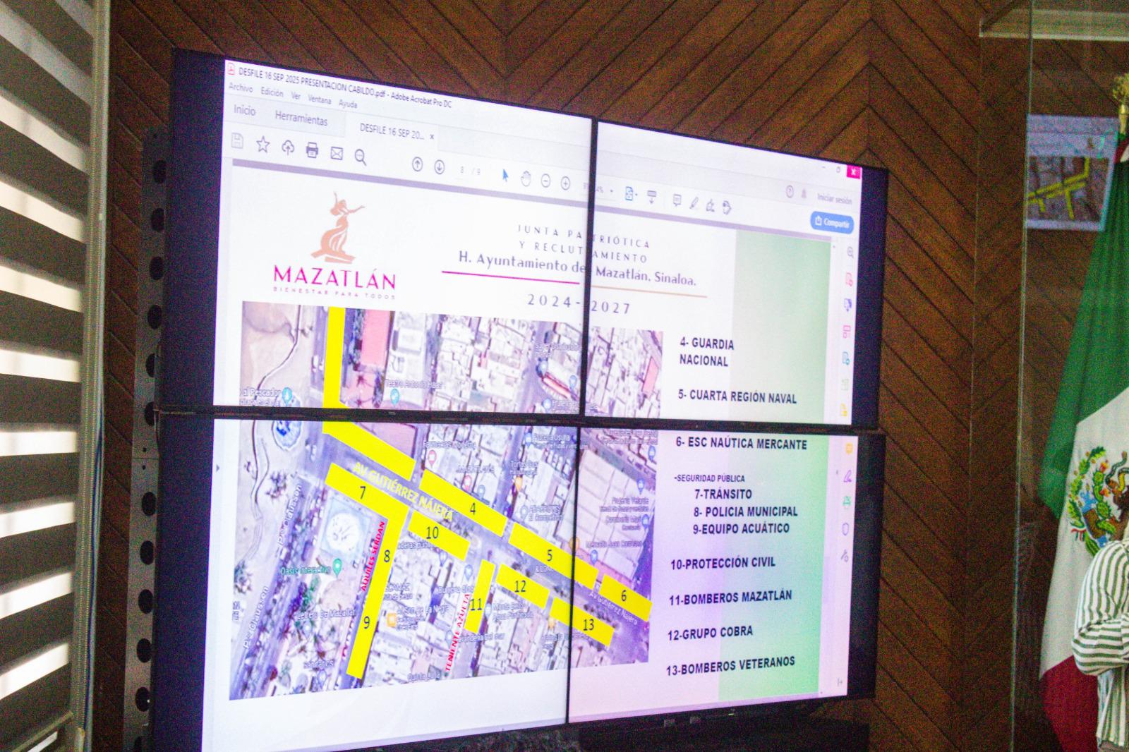 $!Afinan detalles para el tradicional desfile de Independencia en Mazatlán