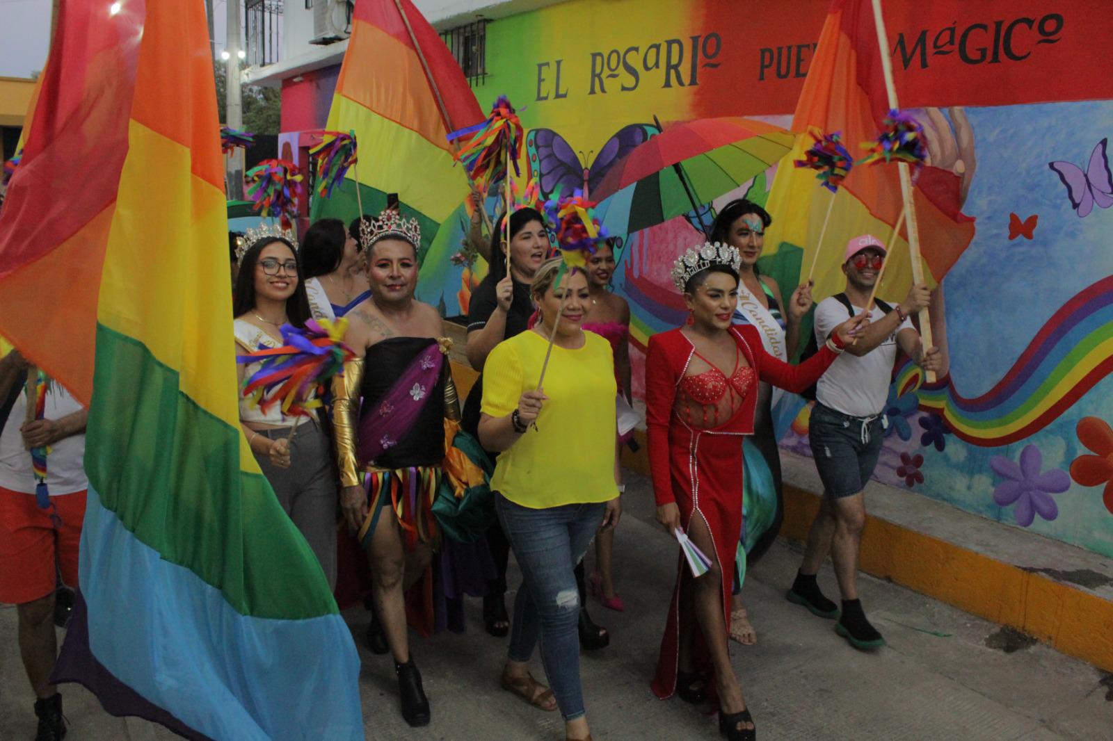 $!Develan mural de la diversidad en Rosario