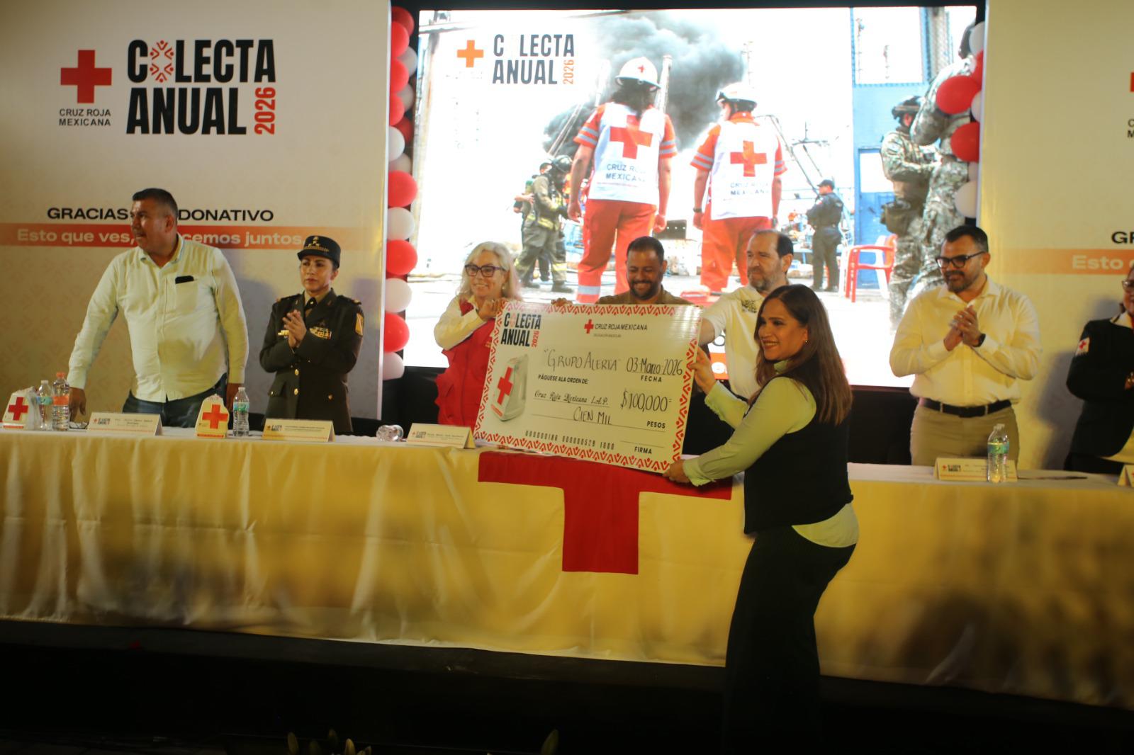 $!Arranca Colecta Anual de Cruz Roja en Mazatlán con más de un millón de pesos en donativos