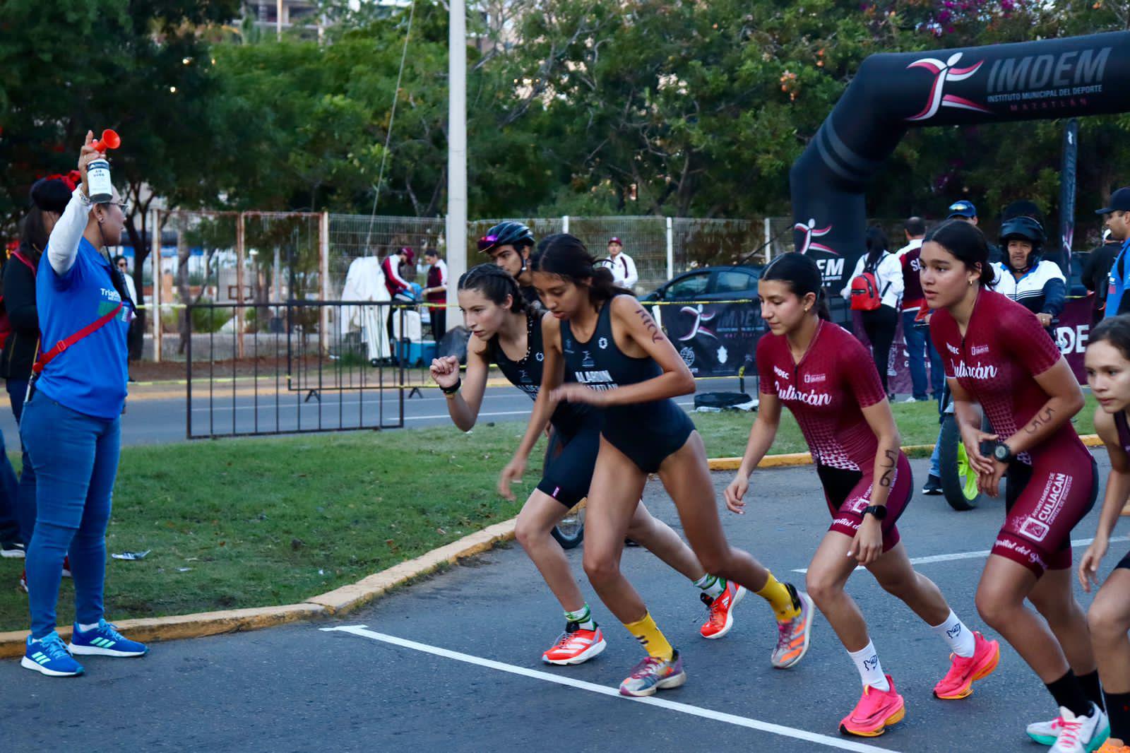 $!Culiacán, Mazatlán y Guasave se reparten el oro en duatlón estatal