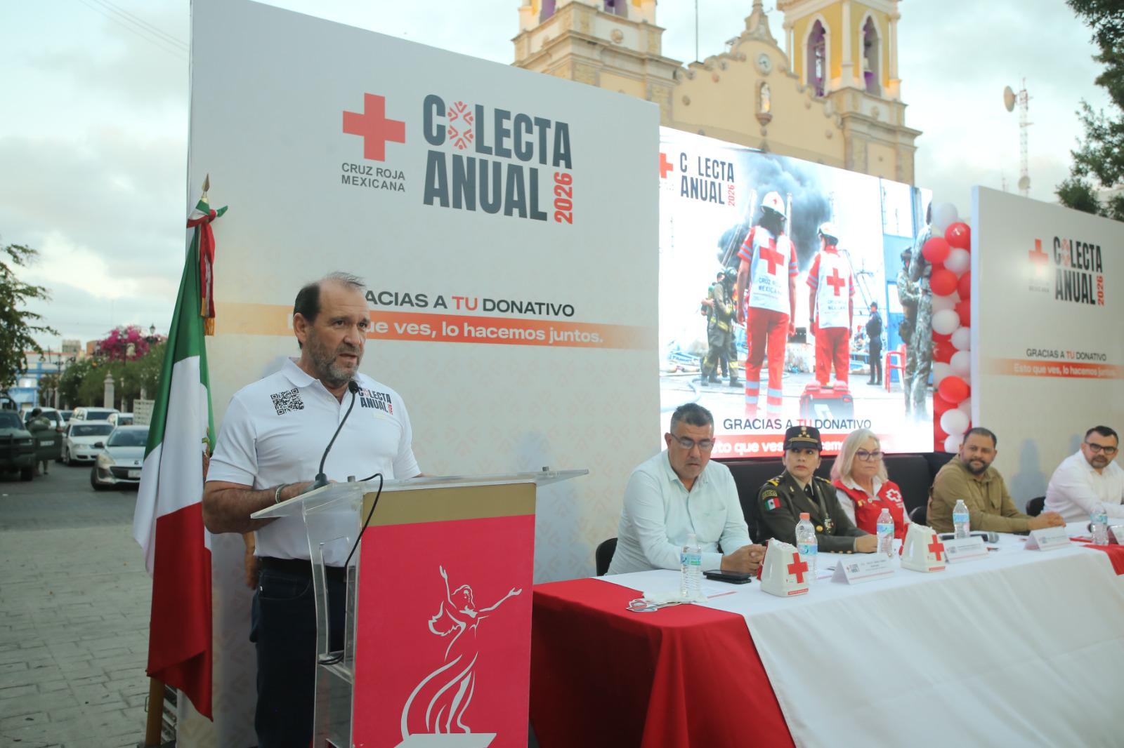 $!Arranca Colecta Anual de Cruz Roja en Mazatlán y recibe un millón 76 mil 500 pesos en donativos