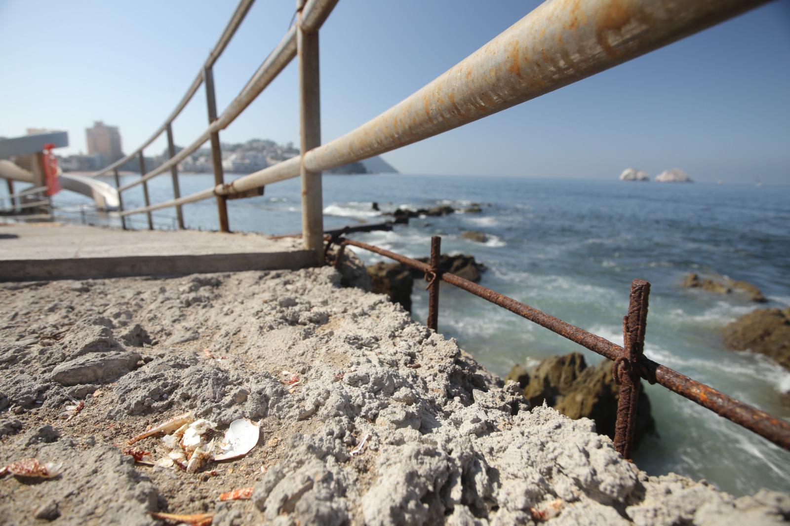 $!Tras quejas por abandono, Carpa Olivera tendrá proceso de remodelación, informa Alcaldesa de Mazatlán