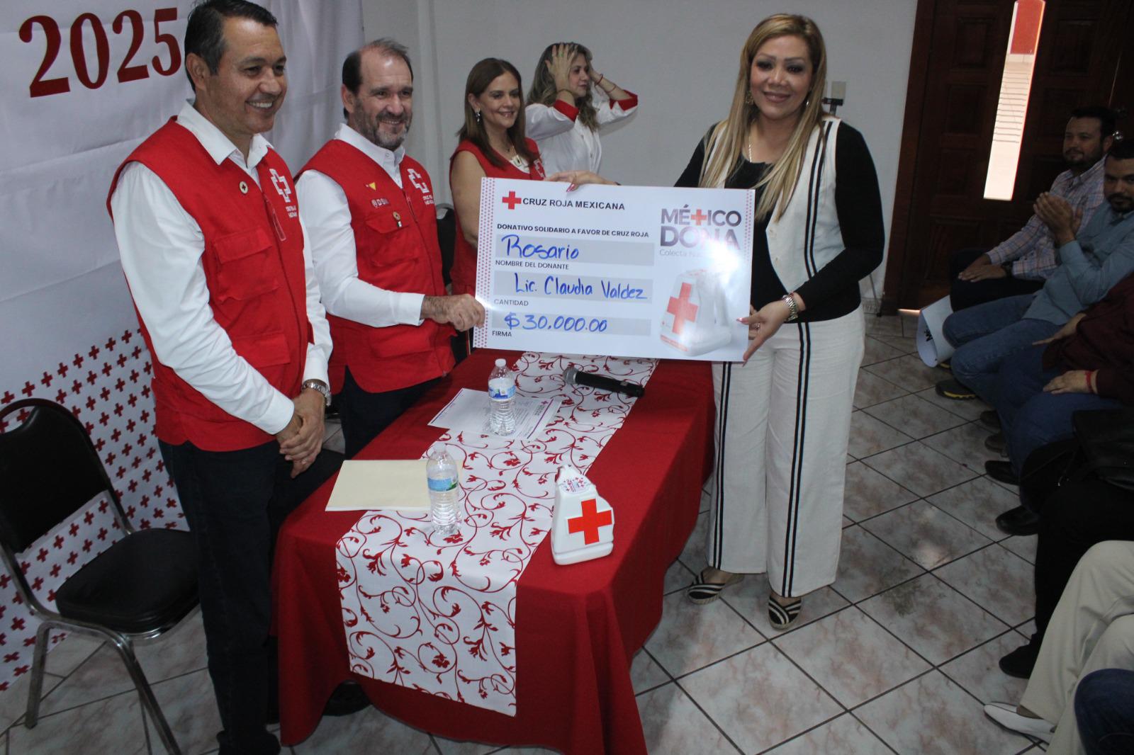$!Cruz Roja Rosario arranca su Colecta Anual recabando 333 mil pesos, 70 por ciento de la meta