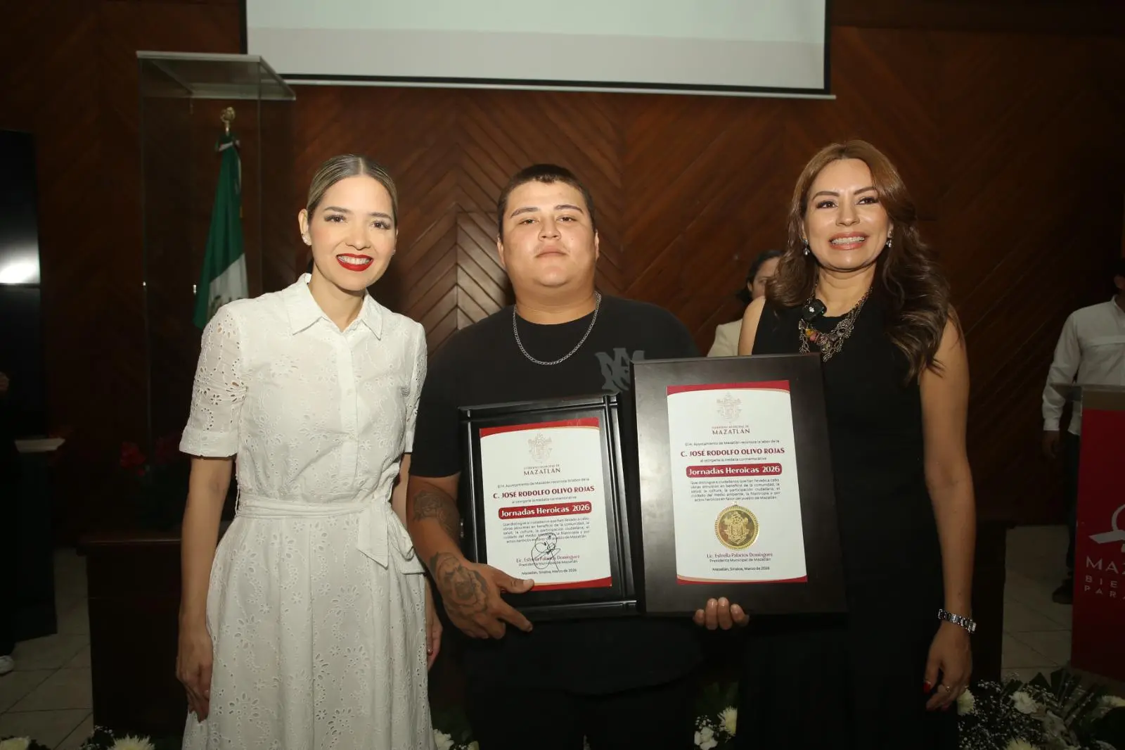 $!Agradece Patronato de Bomberos Mazatlán por reconocimiento a su labor