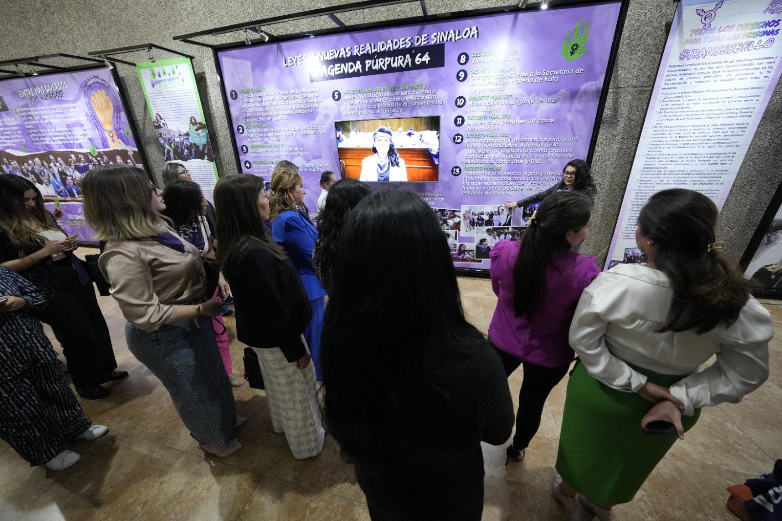 $!Inauguran exposición ‘Leyes y Nuevas Realidades de Sinaloa. Agenda Púrpura ‘64’