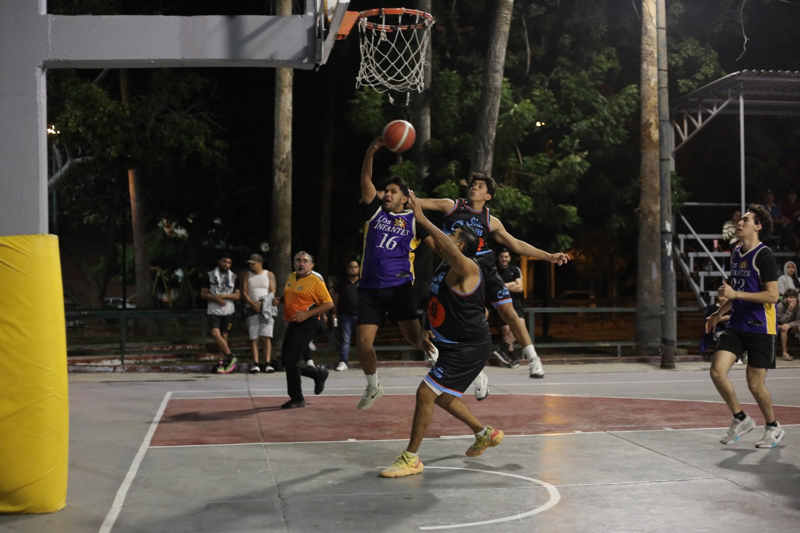 $!Sushi Nice domina a Infantes en tiempo extra en baloncesto Ángel Flores