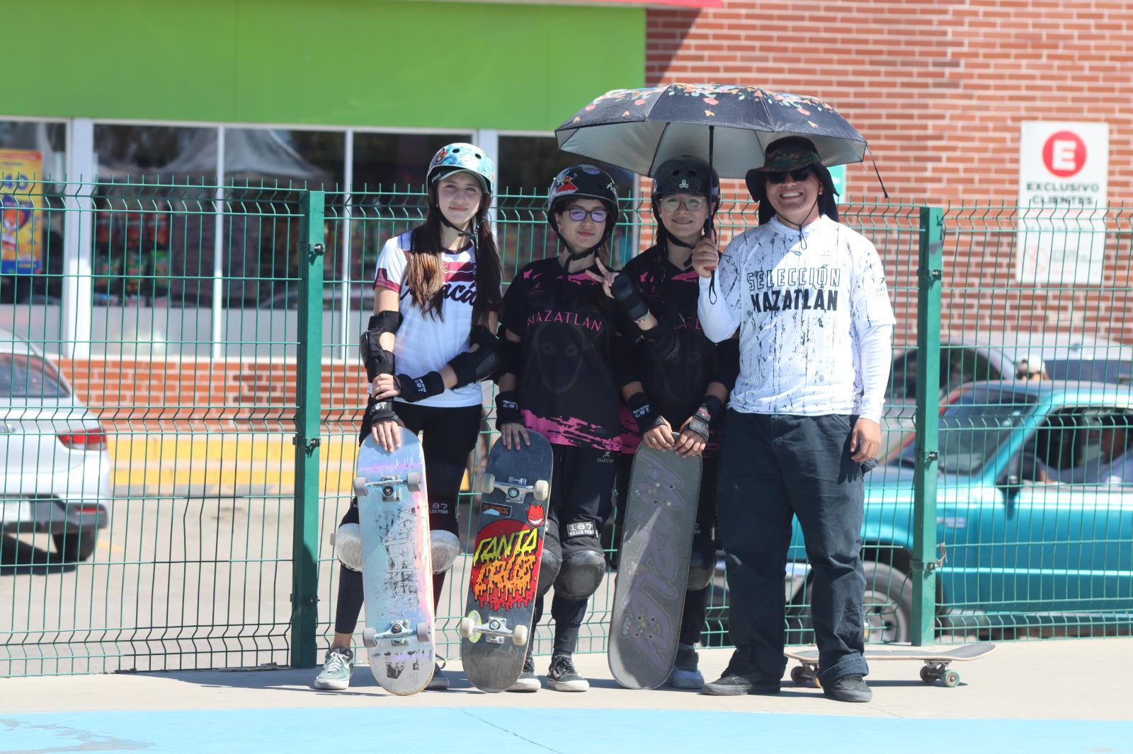 $!Mazatlecos, en el top de la etapa estatal de skateboarding