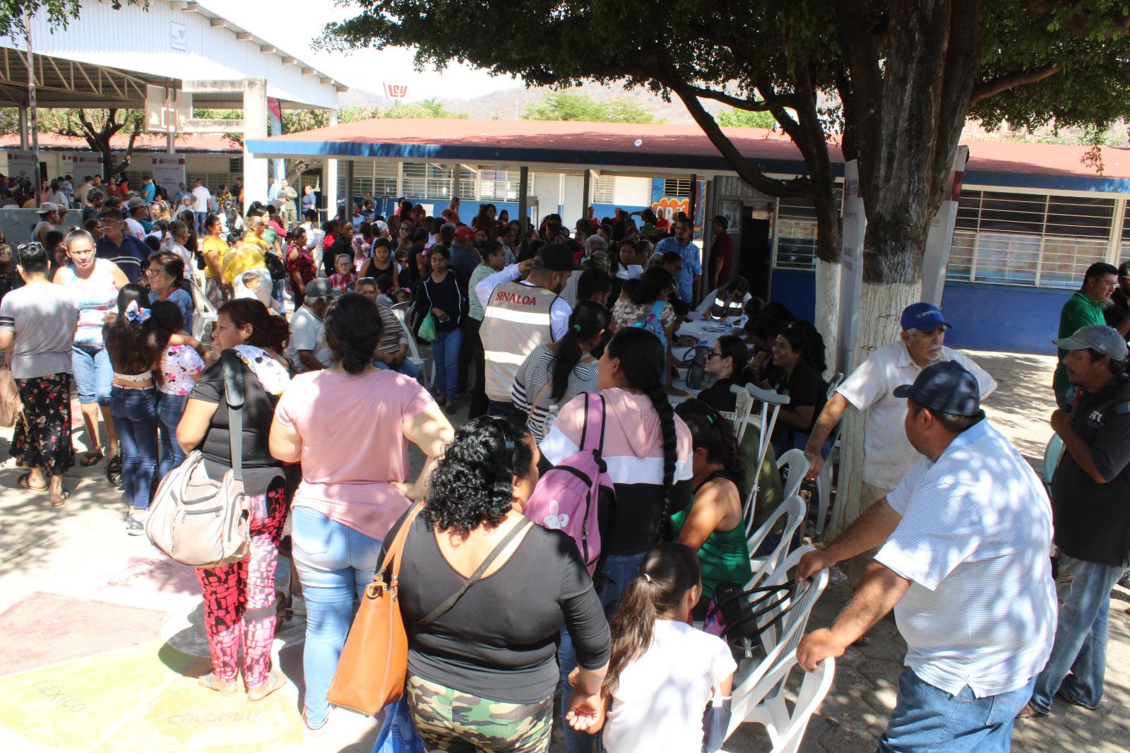 $!DIF Sinaloa realiza la Brigada del Bienestar en Rosario