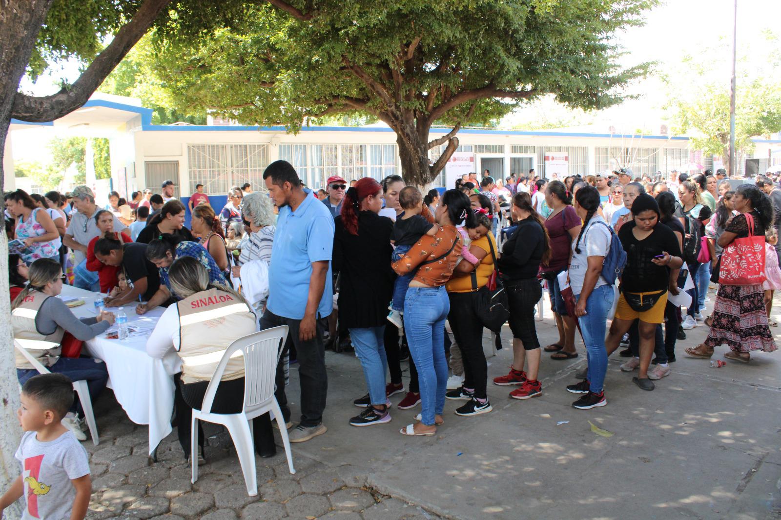$!DIF Sinaloa realiza la Brigada del Bienestar en Rosario