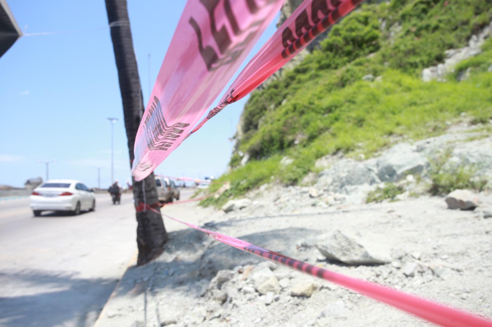 $!Zona de Cueva del Diablo en Mazatlán aún es de riesgo, advierte Protección Civil