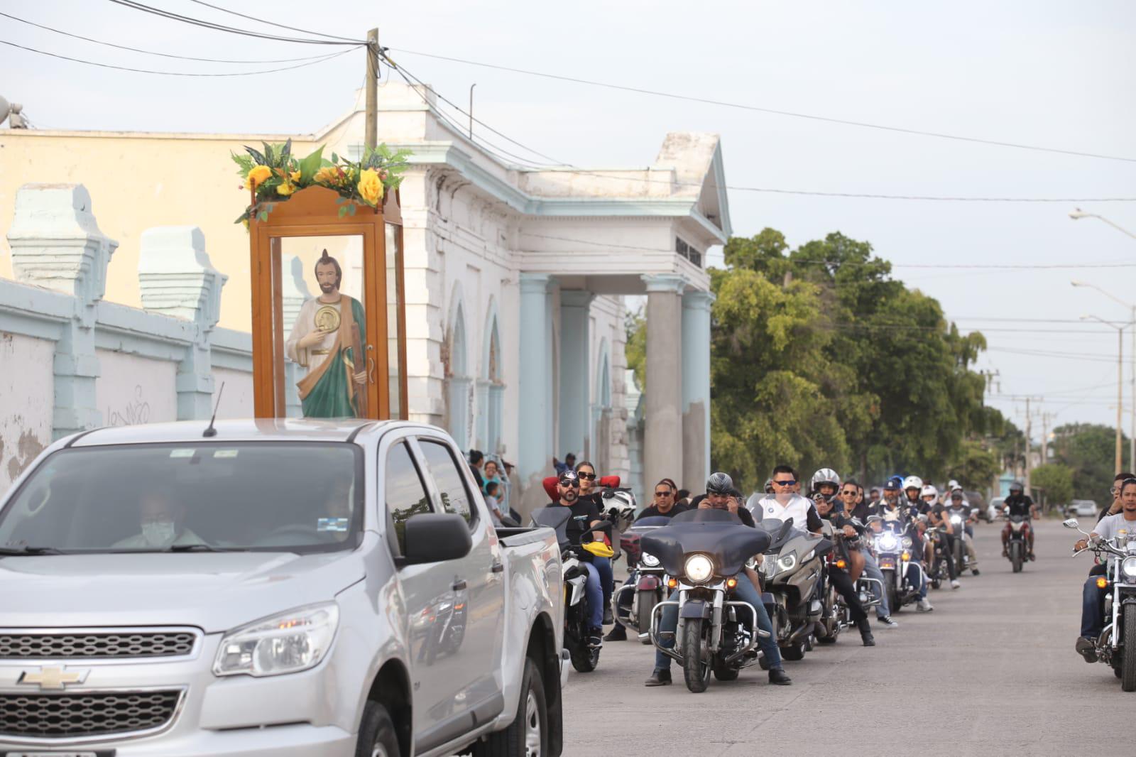 $!Realizan motoperegrinación a la Iglesia de San Judas Tadeo en Mazatlán
