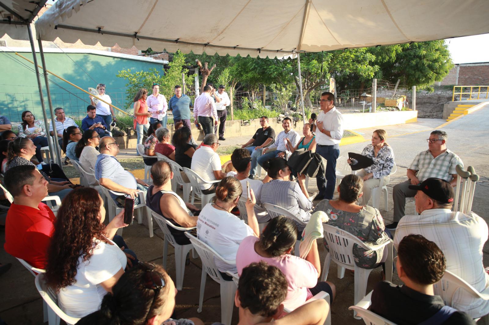 $!Inauguran puente en arroyo de la Ampliación Villa Verde, en Mazatlán