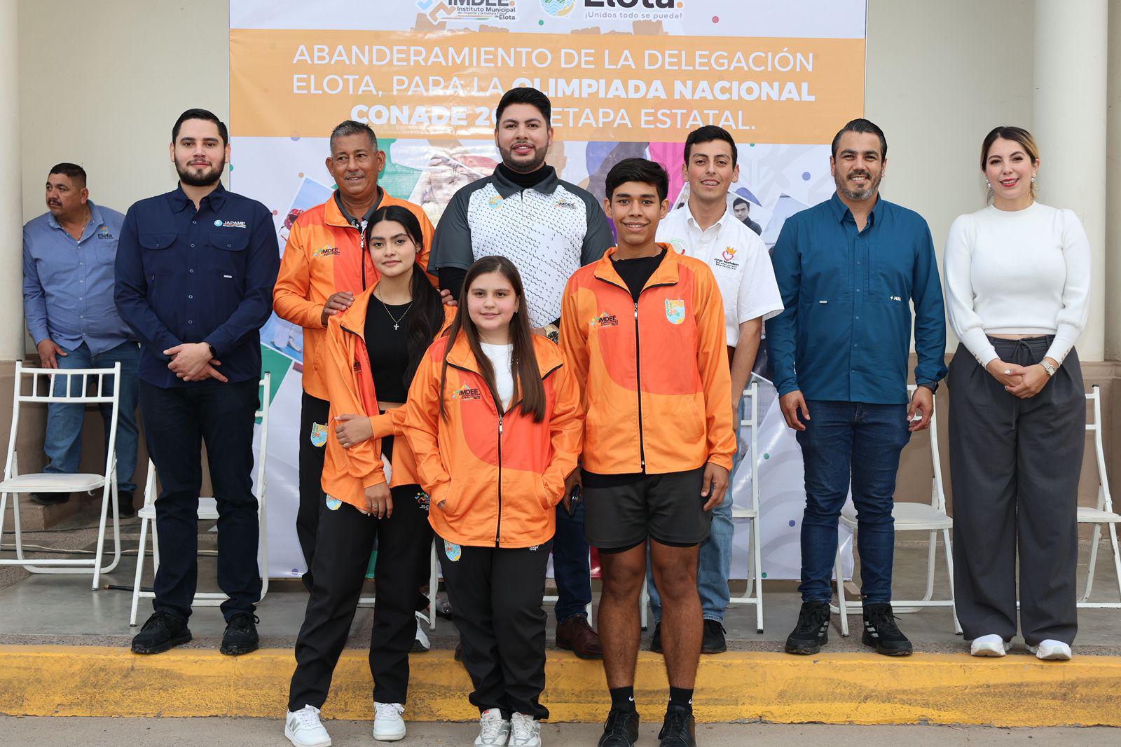 $!Parten 144 atletas de Elota a la etapa estatal de la Olimpiada Nacional Conade 2026