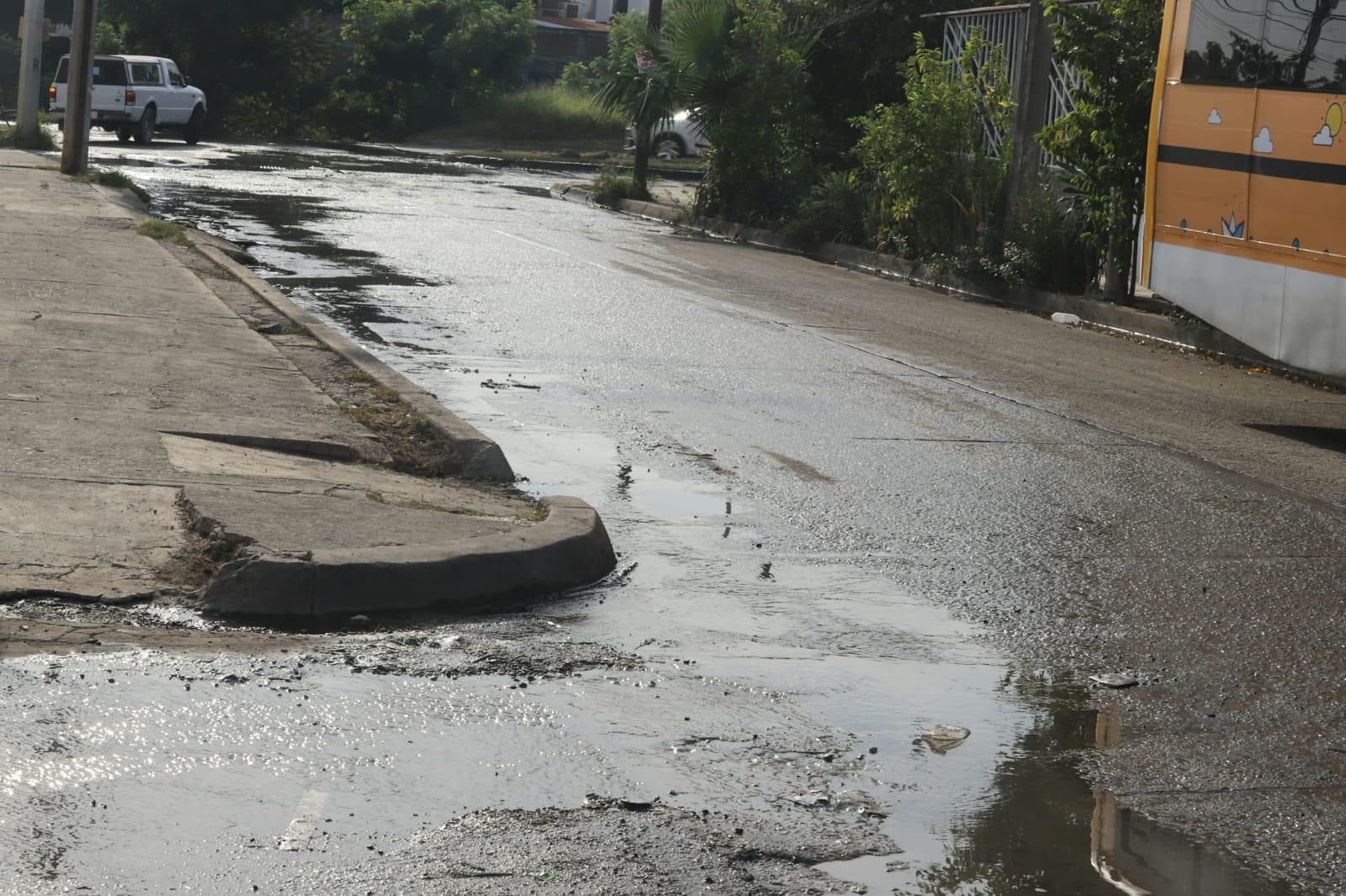 $!Pestilentes fugas ahogan a vecinos del Infonavit Jabalíes, en Mazatlán