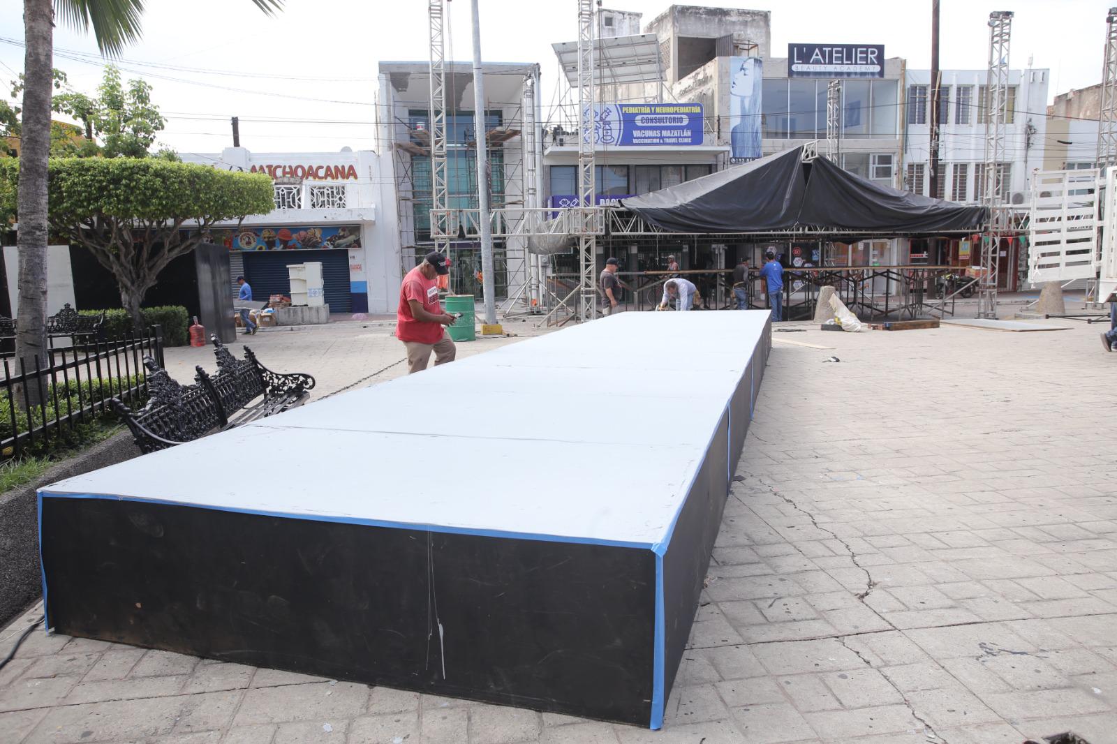 $!Alistan la celebración del Grito de Independencia en Mazatlán este 15 de septiembre