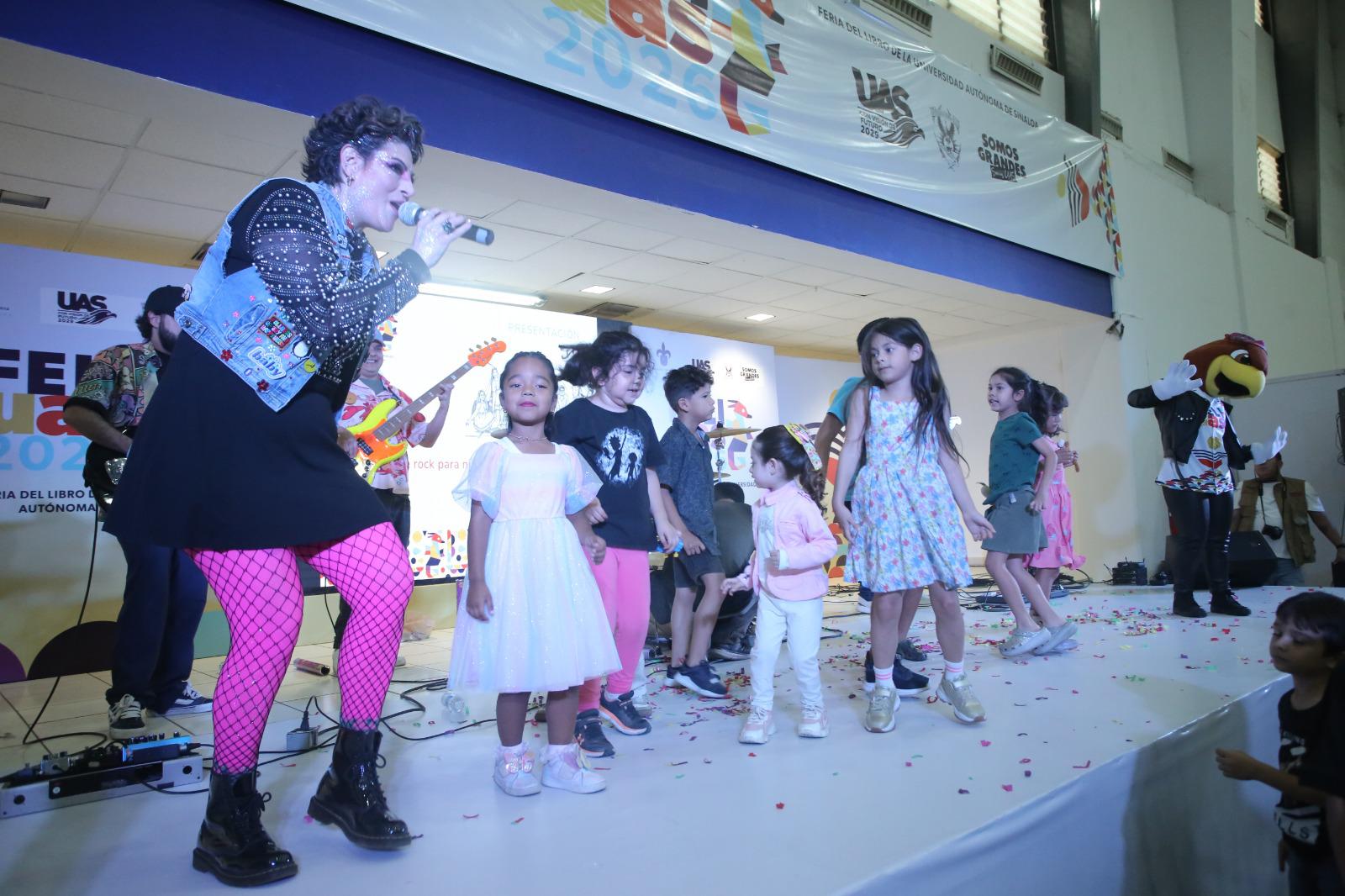 $!Grupo Pistache pone el rock infantil en el último día de la FeliUAS 2026