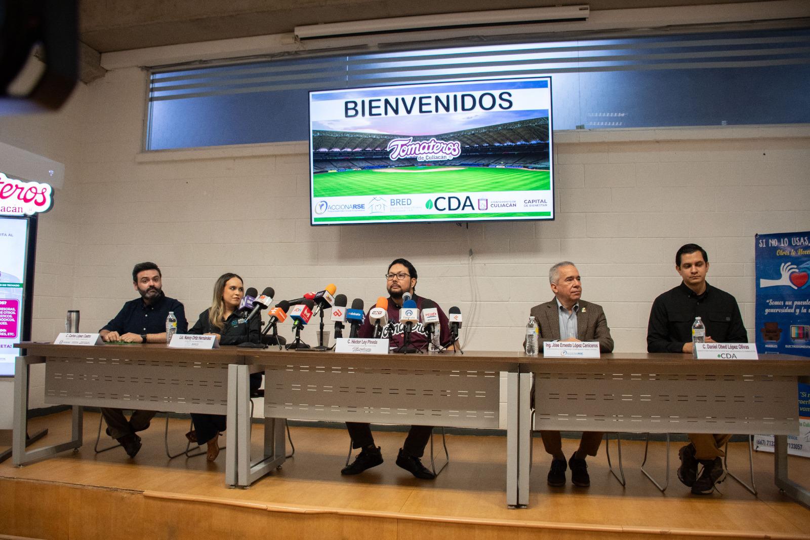 $!Anuncia Tomateros de Culiacán el ‘ReciclaTom’, jornada para reciclaje de equipos electrónicos