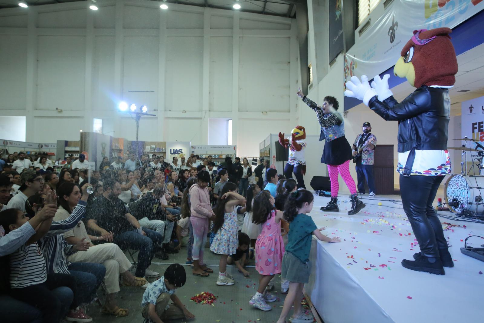 $!Grupo Pistache pone el rock infantil en el último día de la FeliUAS 2026