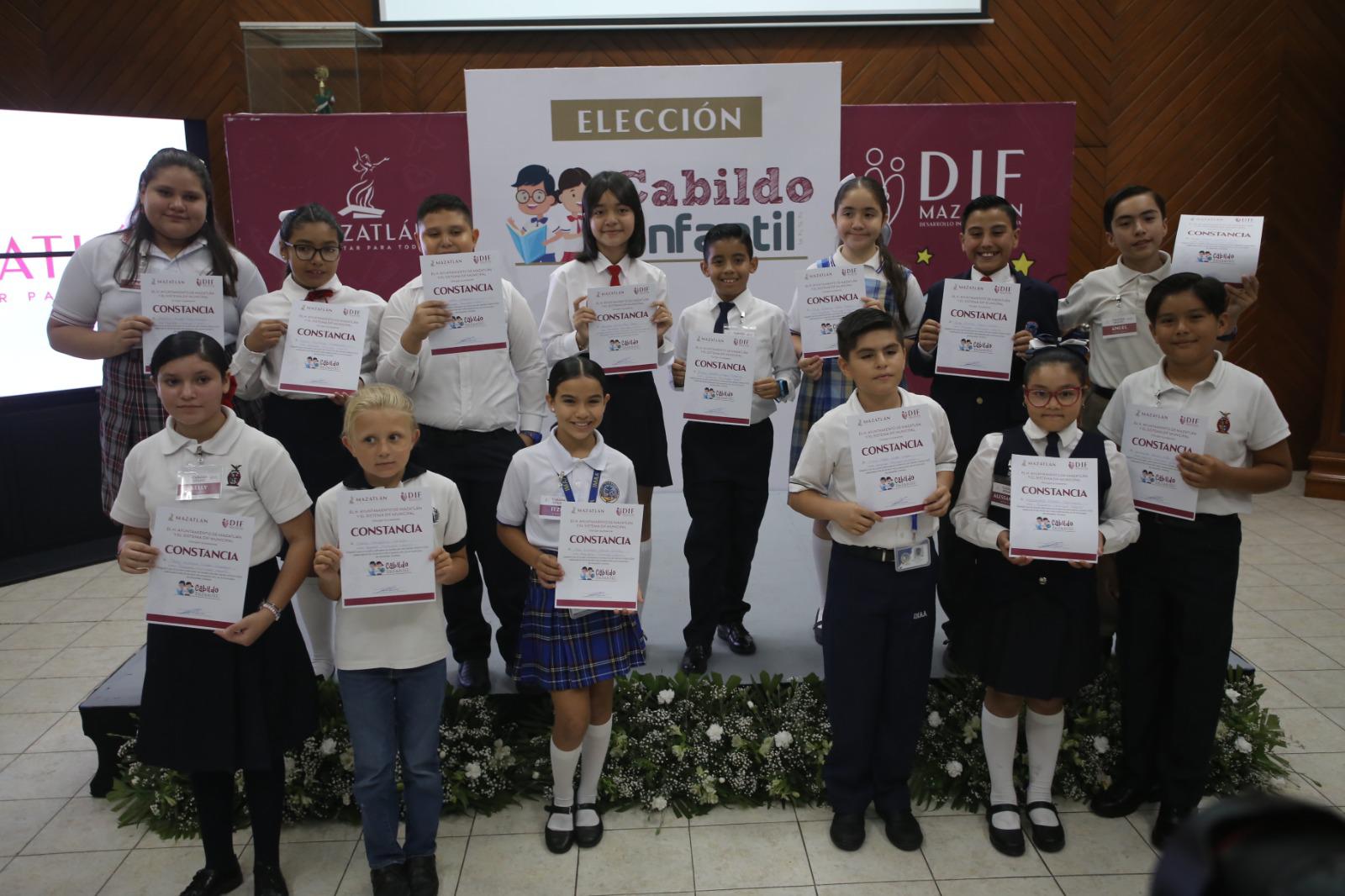 $!Elige el Sistema DIF a los representantes de la generación 2025 del Cabildo Infantil de Mazatlán