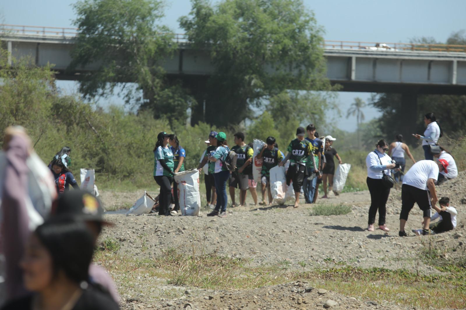 $!Con mega limpieza y otra actividades, celebra Conselva el ‘Picnic en el Río Presidio’