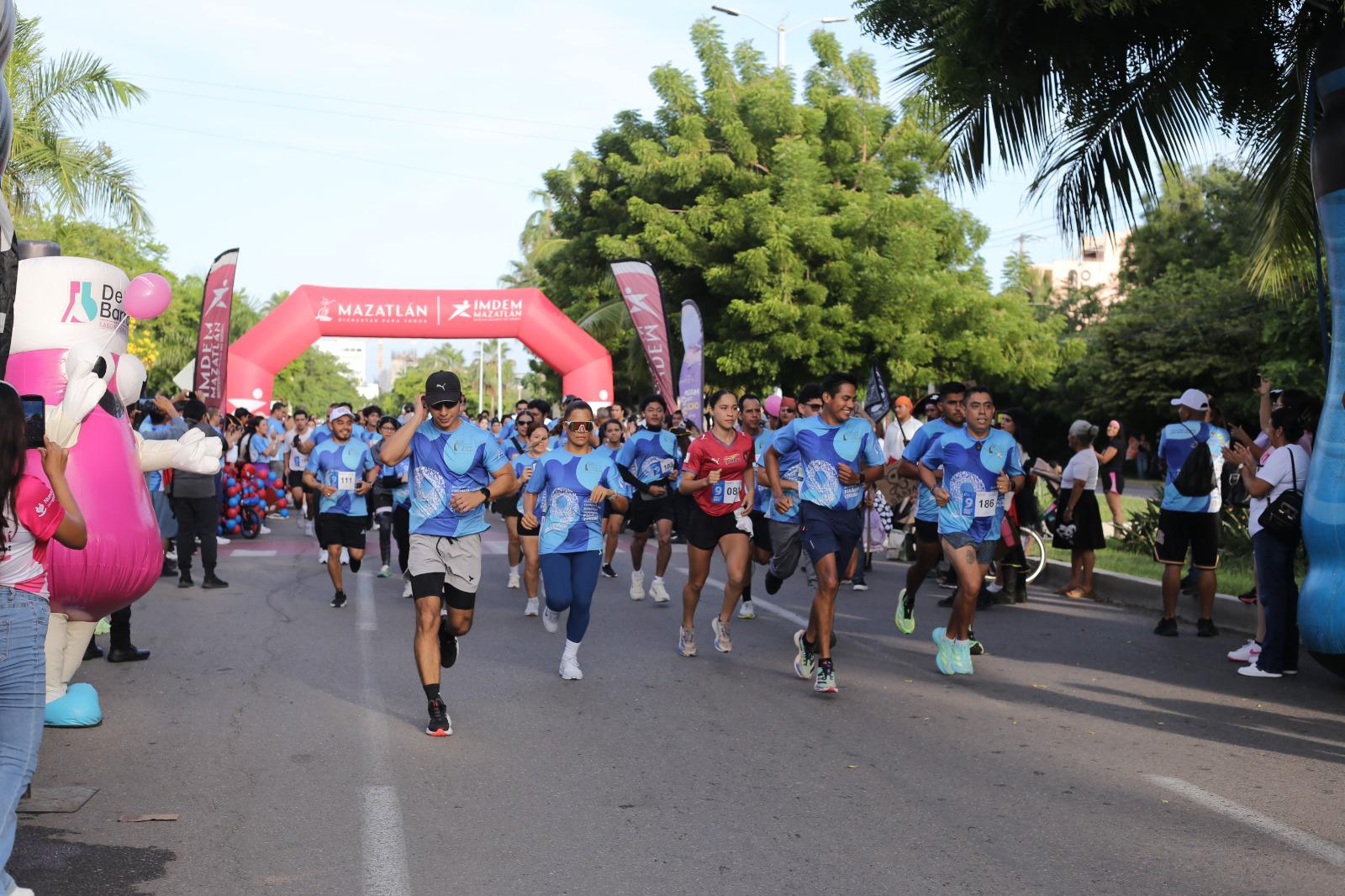 $!¡Inclusión y solidaridad! Mazatlán corre con el corazón en Carrera por la Parálisis Cerebral