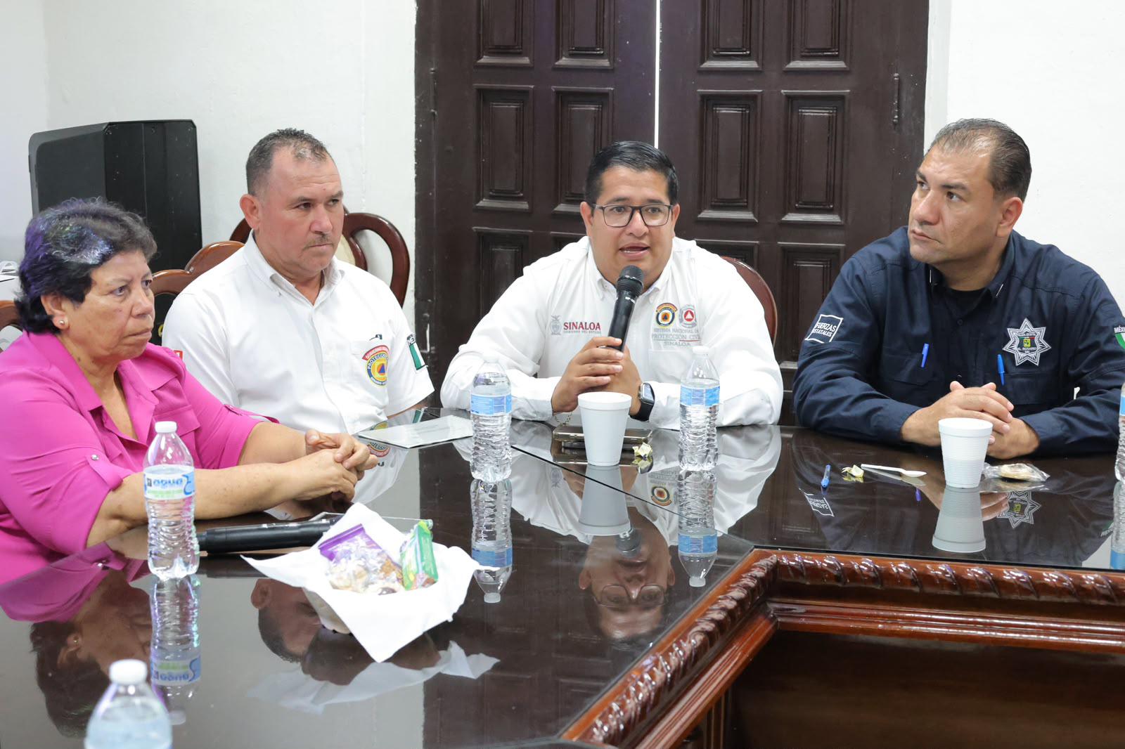 $!Rosario instala Consejo de Protección Civil y habilita albergues ante la amenaza de ‘Simon’