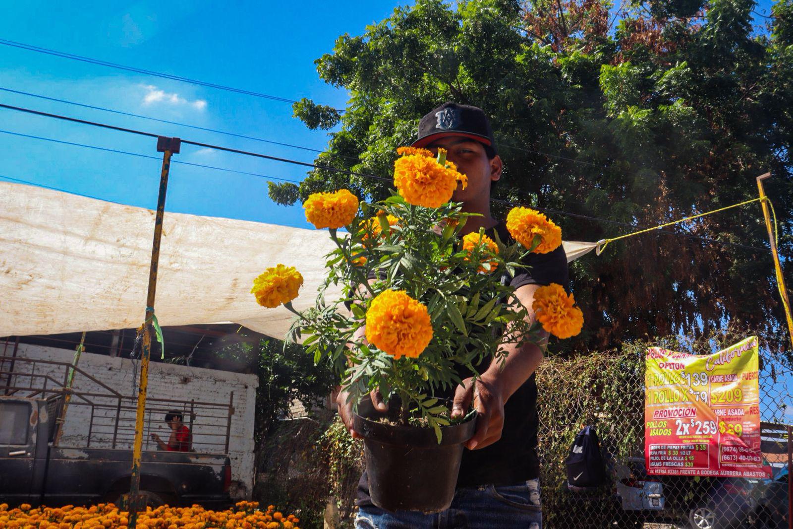 $!Culiacán inicia la celebración del Día de Muertos con flores y ofrendas en los panteones