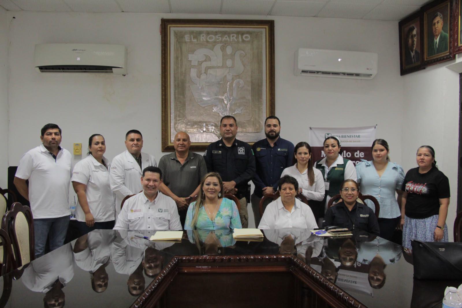 $!Firma Gobierno de Rosario convenio de colaboración con IMSS Bienestar