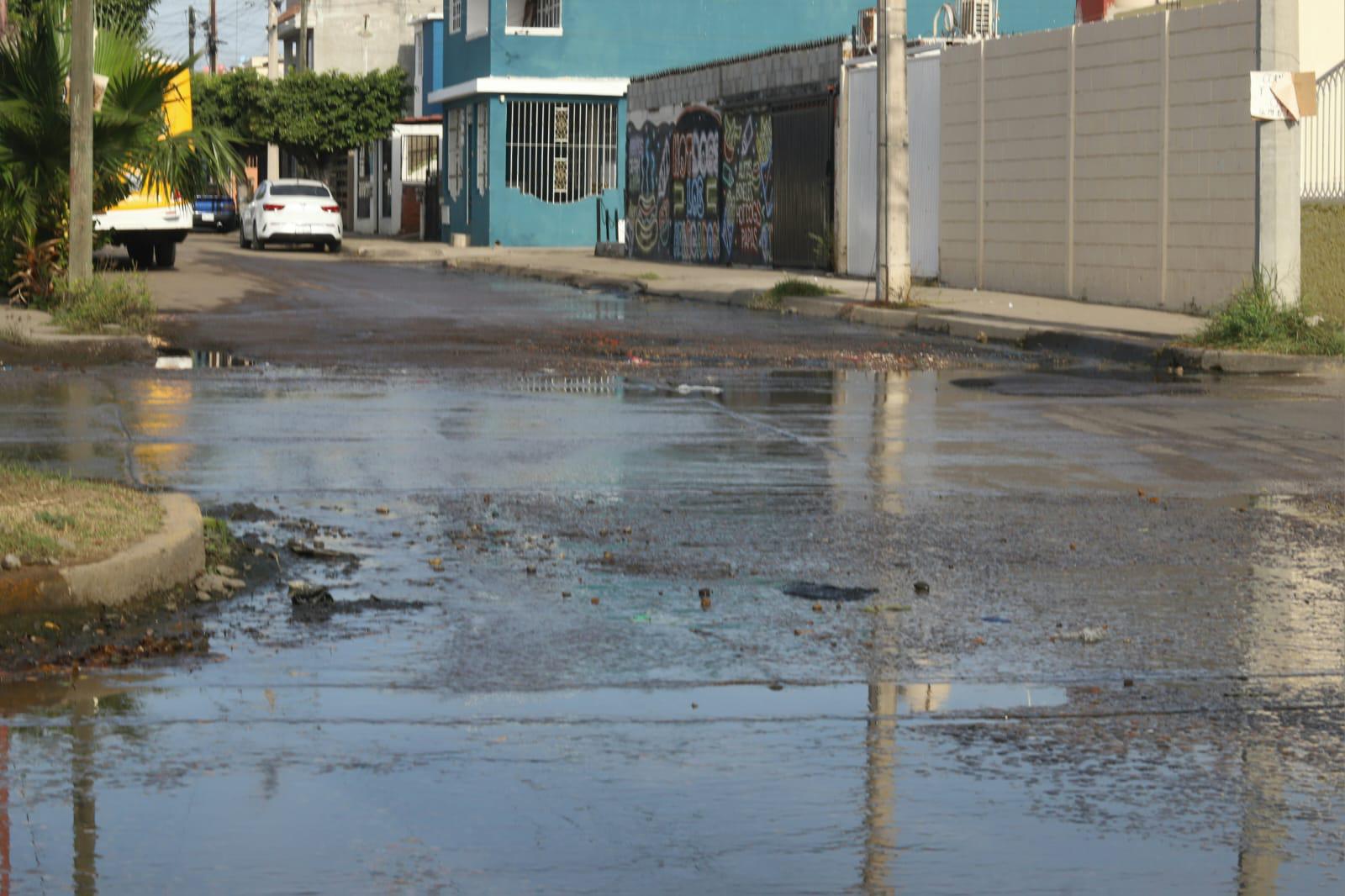 $!Pestilentes fugas ahogan a vecinos del Infonavit Jabalíes, en Mazatlán