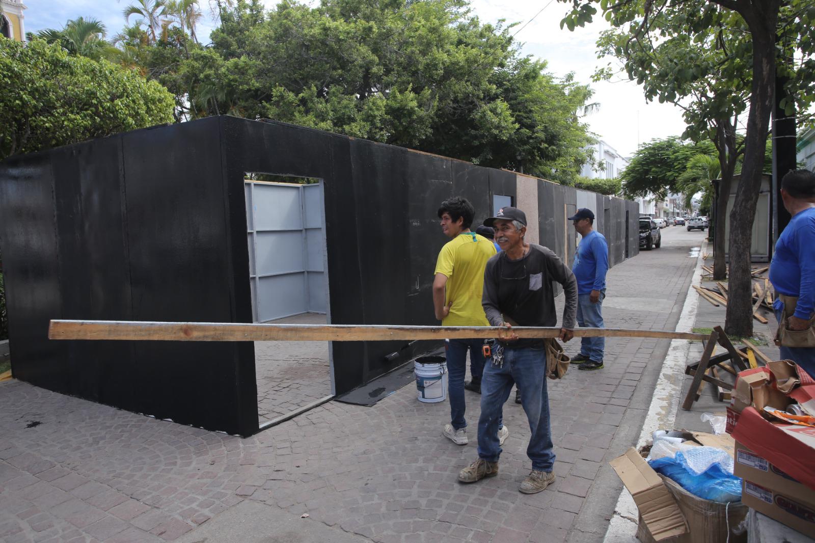 $!Alistan la celebración del Grito de Independencia en Mazatlán este 15 de septiembre