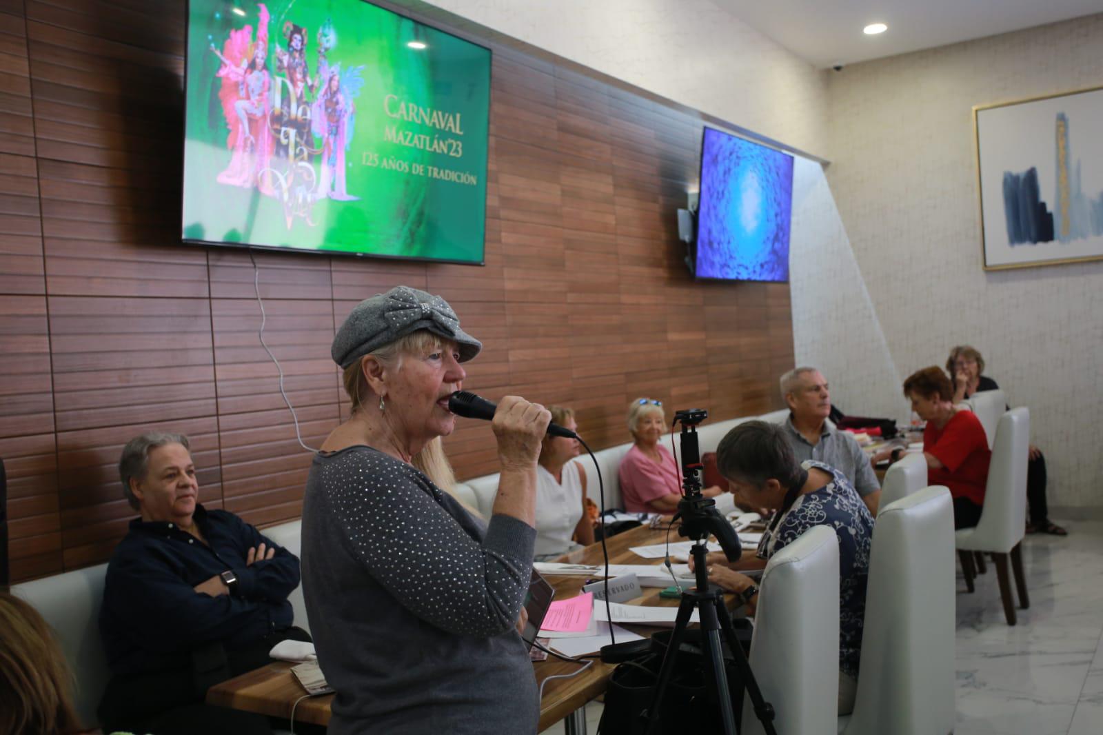 $!Presenta Cultura Mazatlán ante comunidad extranjera programa del Carnaval 2023