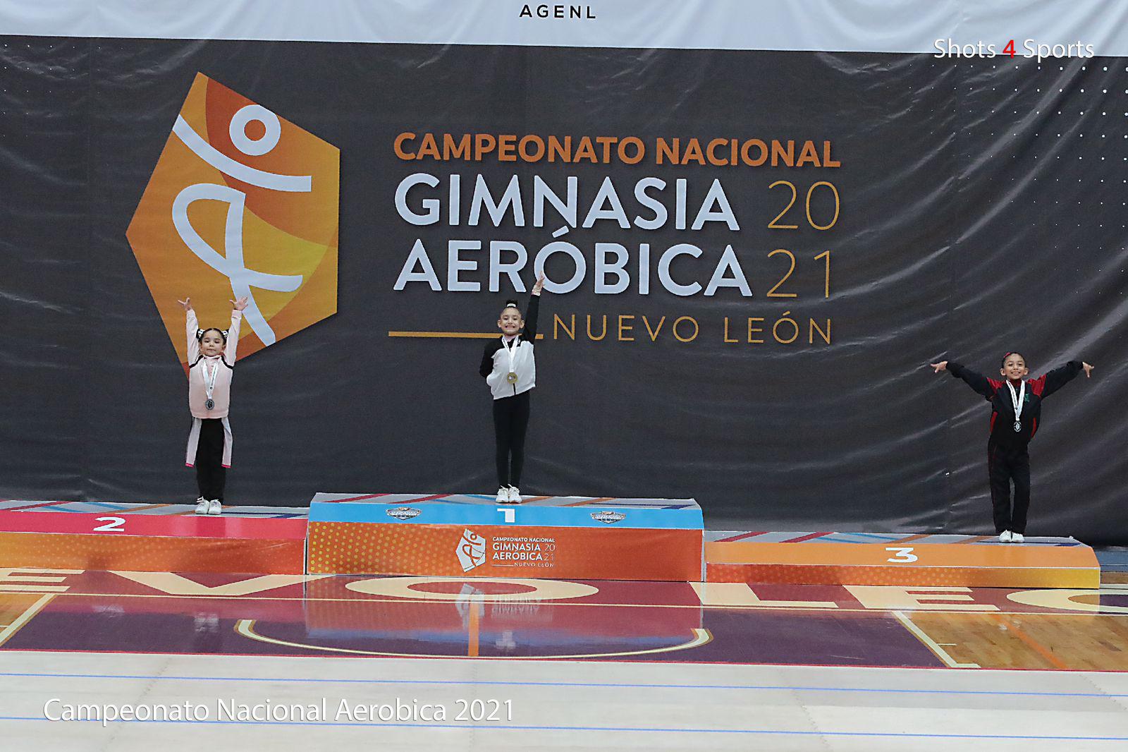 $!Brilla Alessa en Nacional de gimnasia aeróbica en Monterrey; la única sinaloense con tres oros