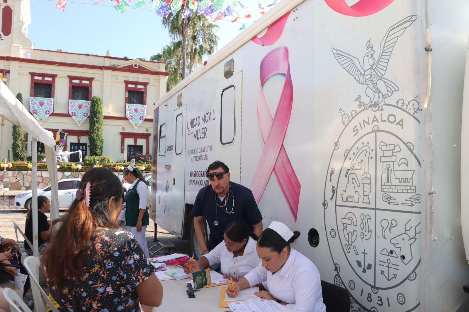 $!Atiende Unidad Móvil de la Mujer a rosarenses en el marco de la lucha contra el Cáncer de Mama