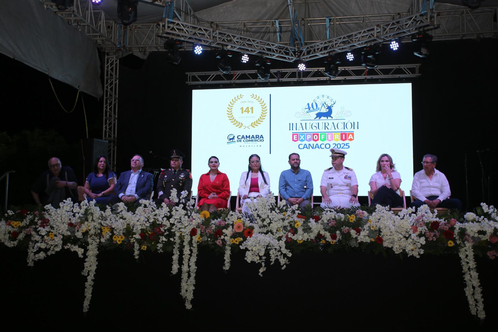 $!La tradición comercial cumple 40 años: inauguran la Expoferia Canaco Mazatlán 2025