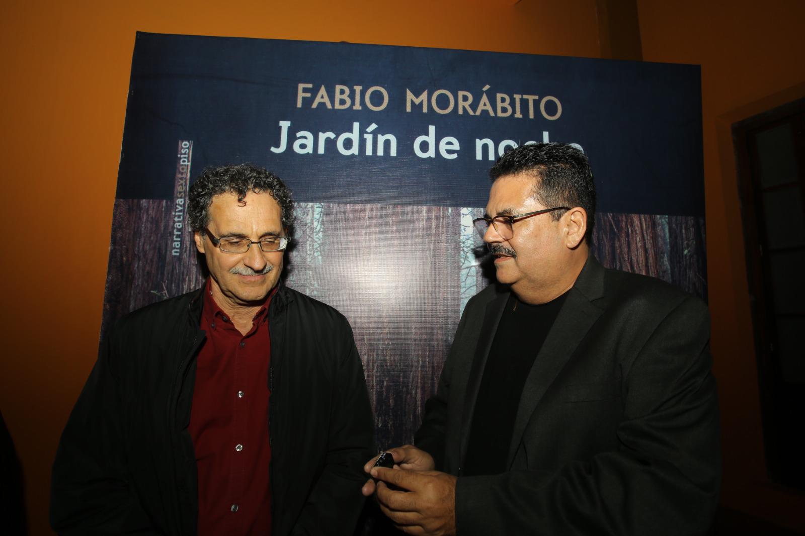 $!Fabio Morábito y Juan José Rodríguez.