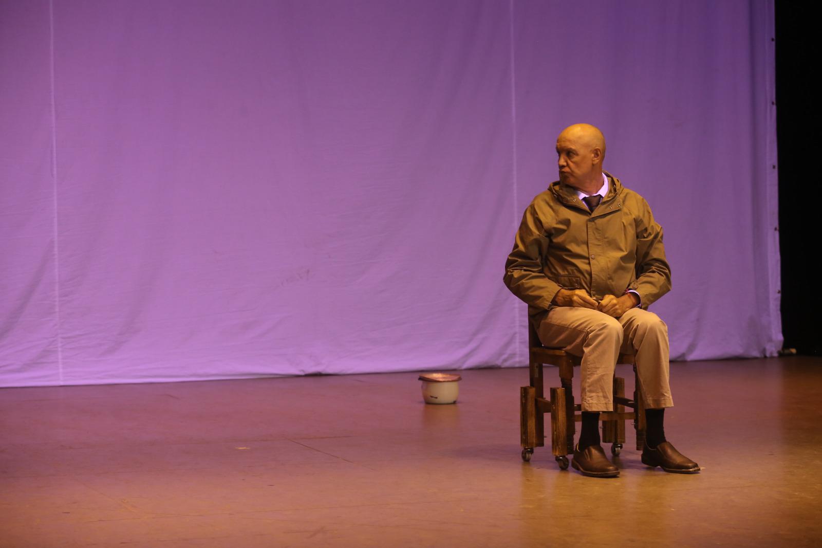 $!Jesús Castaños Chima durante su participación en la obra.