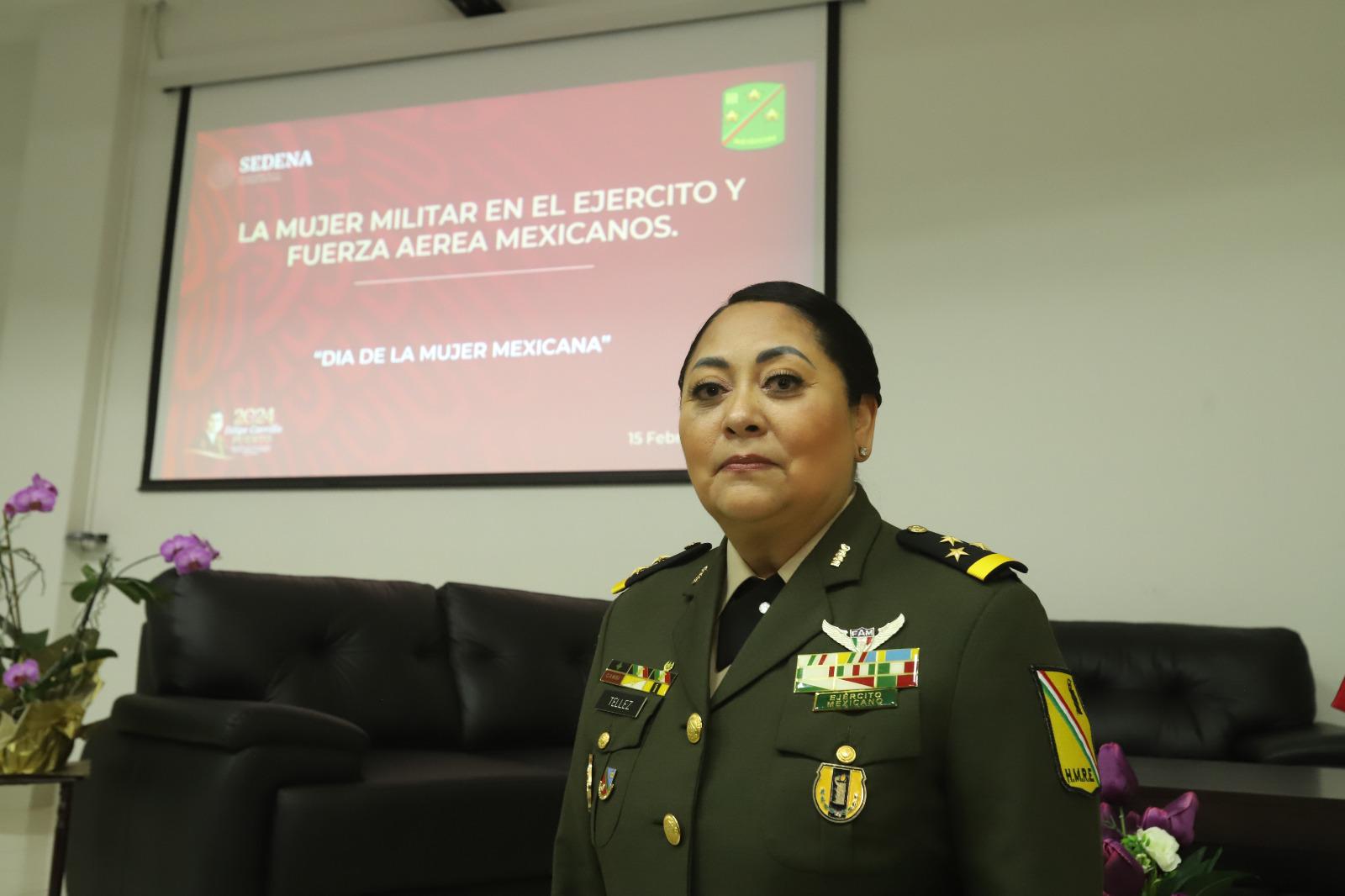 $!La mujer dentro del Ejército se abre camino y está para cualquier cargo: Coronel Priscila Téllez