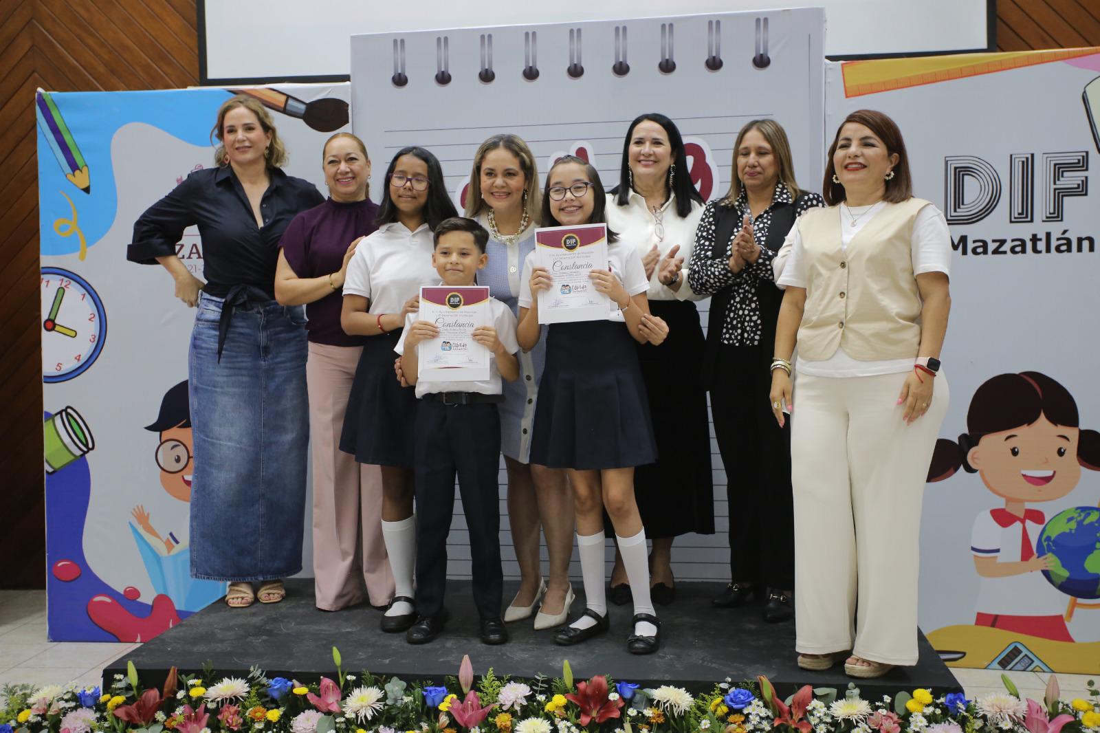 $!Emy Verónica es la nueva Alcaldesa Infantil y Dilan Jesús, el Síndico Procurador, de Mazatlán