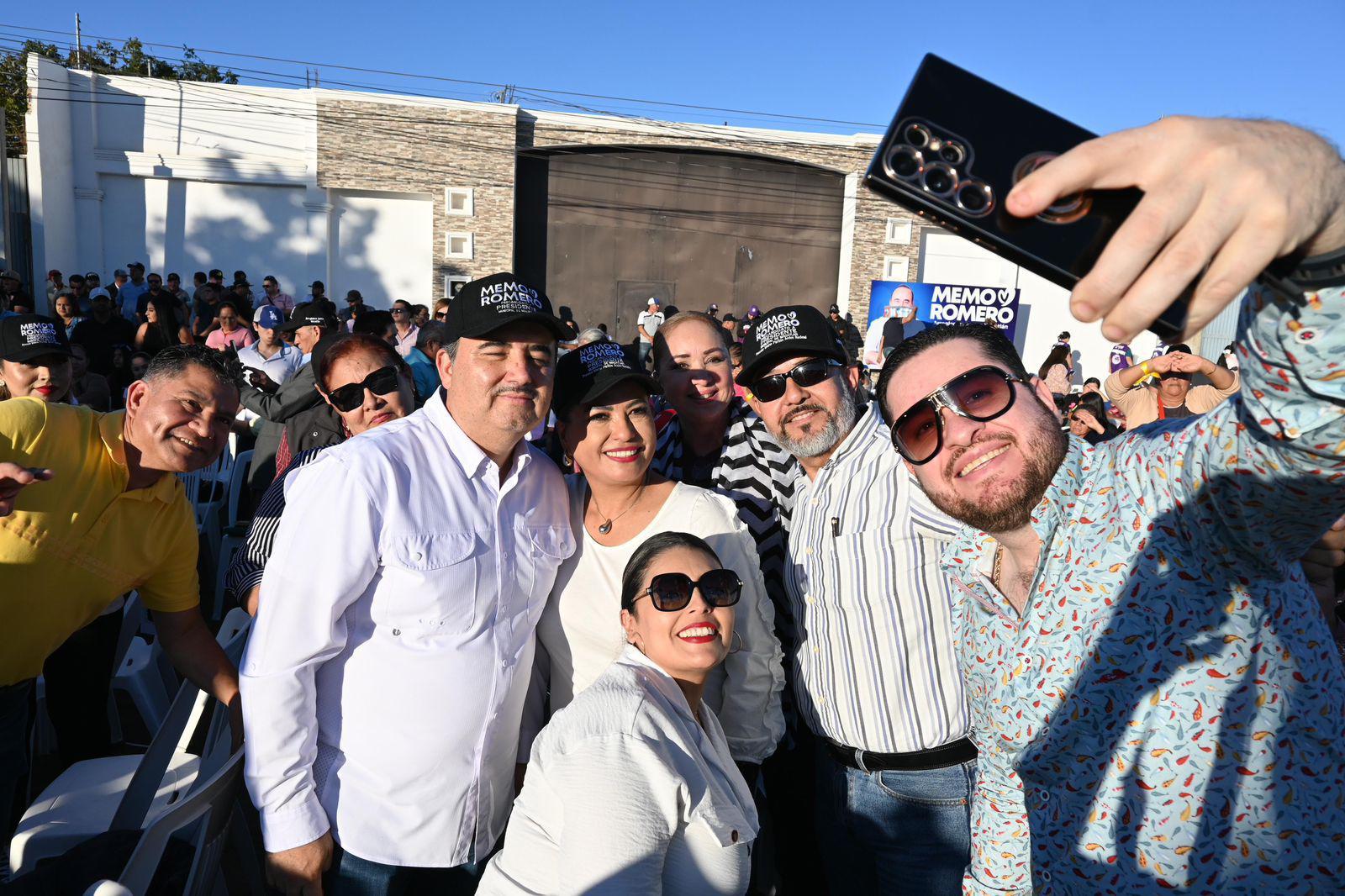 $!Cierra Guillermo Romero su precampaña en Valles del Ejido