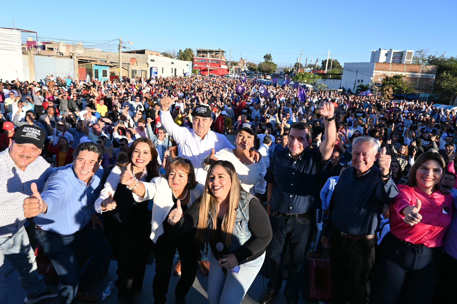 $!Cierra Guillermo Romero su precampaña en Valles del Ejido